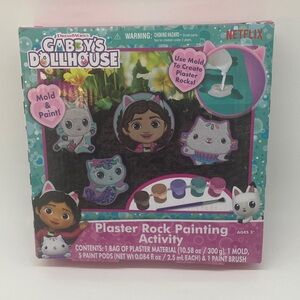 GABBYŠ DOLLHOUSE Plaster Rock Painting Activity Set - Multicolor